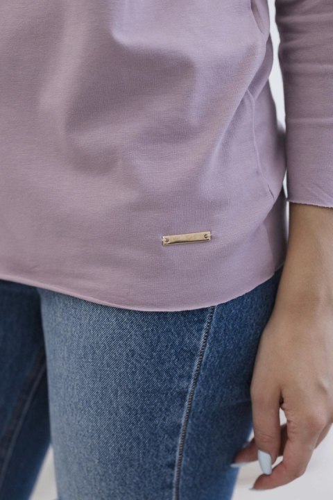 Bluzka Casual ciemny różowy