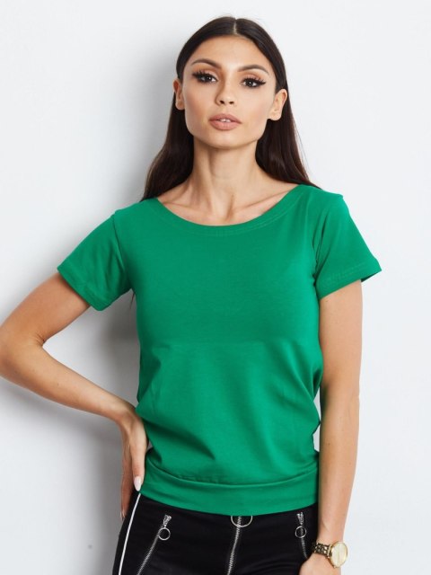 T-shirt PL-BZ-1529.00 ciemny zielony S
