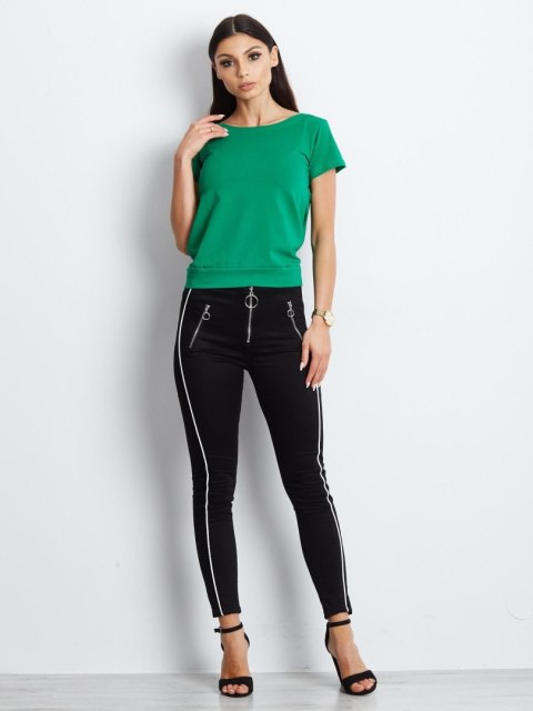 T-shirt PL-BZ-1529.00 ciemny zielony S
