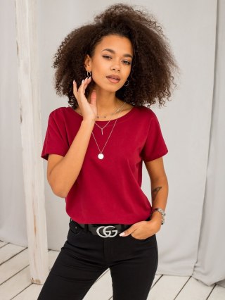 T-shirt RV-TS-4662.86 bordowy L