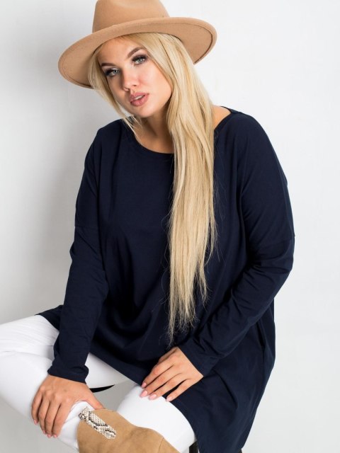 Bluzka RV-BZ-5031.06X granatowy one size XL/2XL