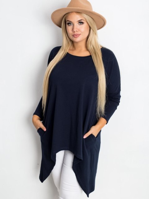 Bluzka RV-BZ-5031.06X granatowy one size XL/2XL
