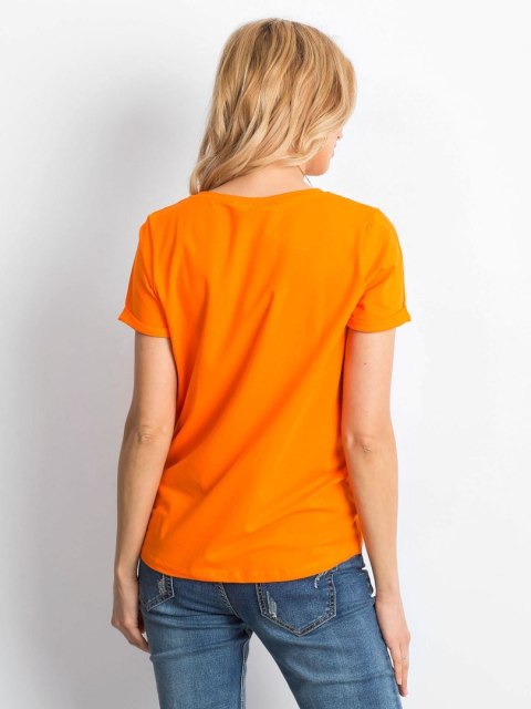 T-shirt RV-TS-4838.47P pomarańczowy XS
