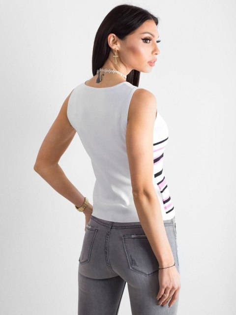Top AT-TP-5038.28P biało-różowy one size S/M