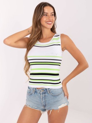Top AT-TP-5038.28P biało-zielony one size S/M