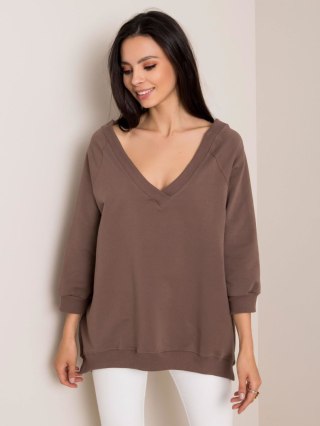 Bluza RV-BL-5676.09 jasny brązowy L/XL
