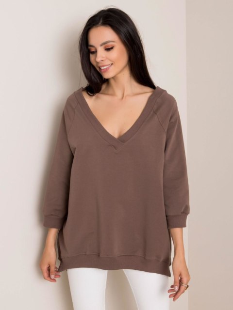 Bluza RV-BL-5676.09 jasny brązowy L/XL