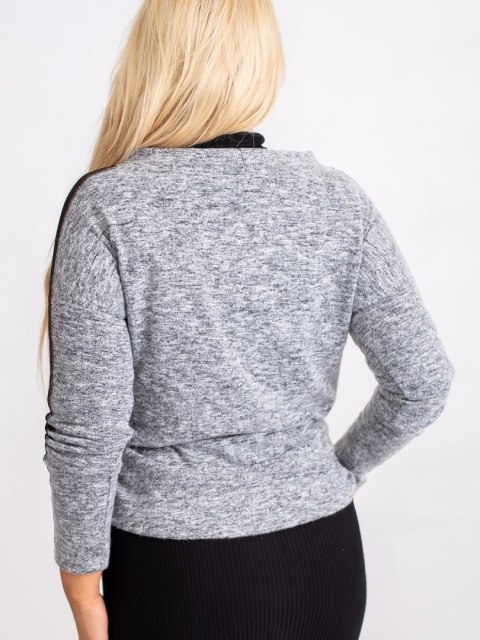 Bluzka RV-BZ-5138.66P szary one size XL/2XL