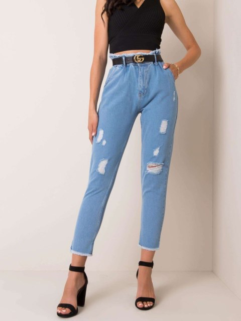 Spodnie jeans 233-SP-854.05P niebieski 32