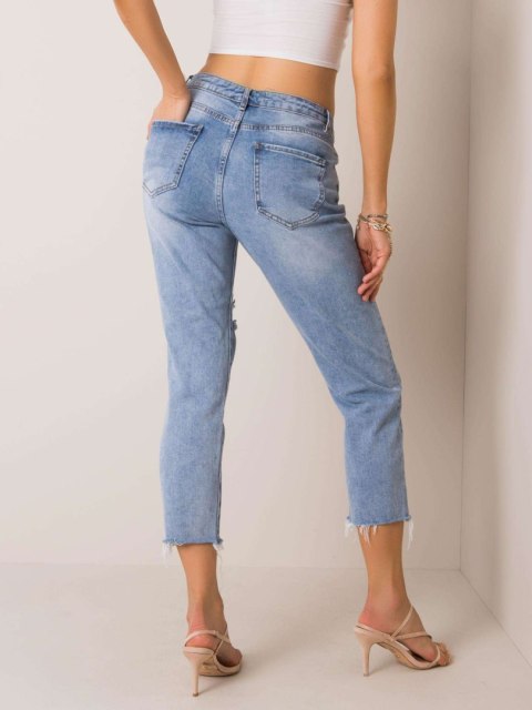 Spodnie jeans NM-DE-SP-L0817.05 niebieski S