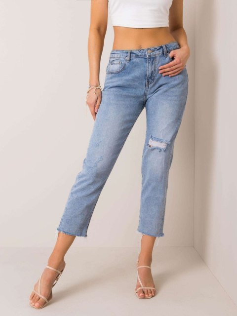 Spodnie jeans NM-DE-SP-L0817.05 niebieski S