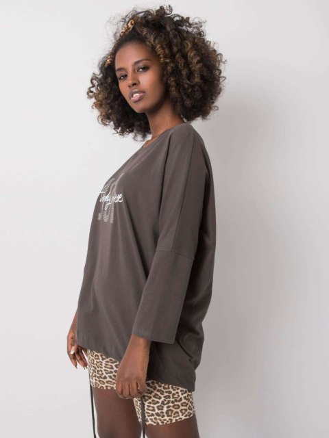 Bluzka RV-BZ-6282.85P ciemny khaki S/M