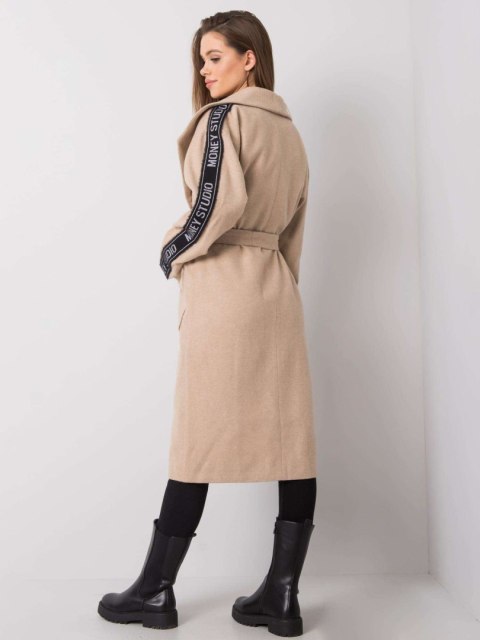 Płaszcz LK-PL-508316.95P beżowy 40