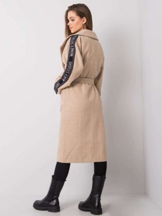 Płaszcz LK-PL-508316.95P beżowy 42