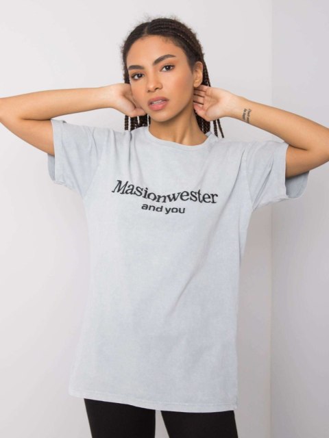 T-shirt 157-TS-6449.50P szary L