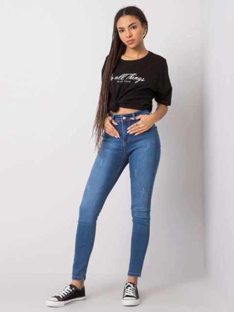 Spodnie jeans 319-SP-750.49 ciemny niebieski 26