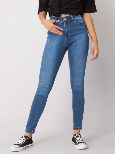 Spodnie jeans 319-SP-750.49 ciemny niebieski 26