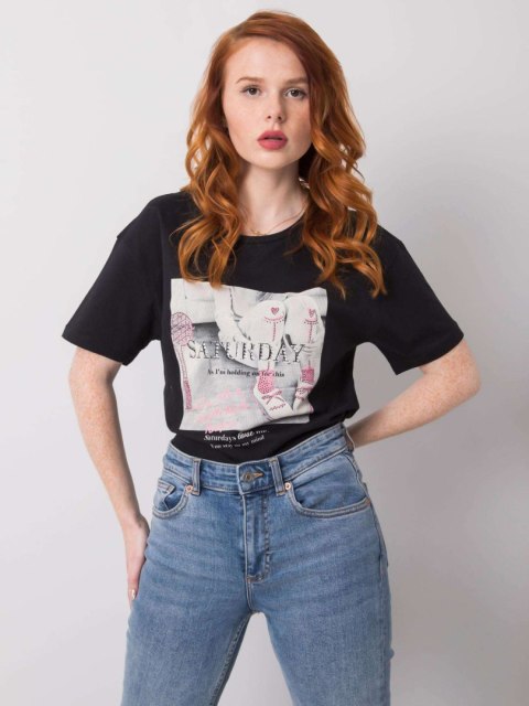 T-shirt HB-TS-3048.31P czarny S