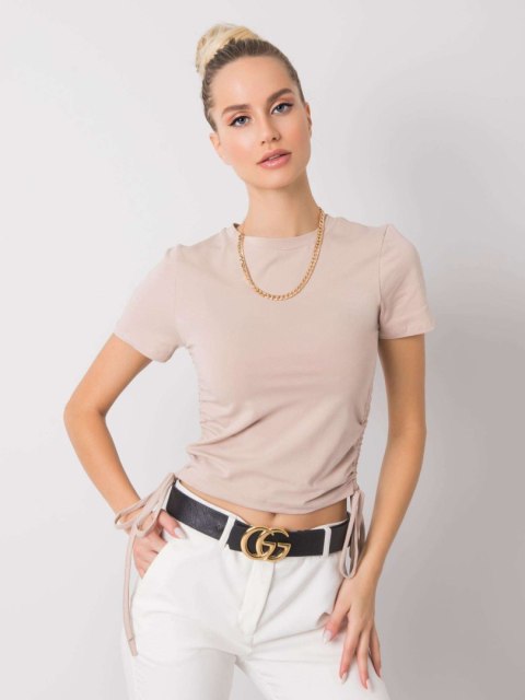 T-shirt RV-TS-5949.05 beżowy M