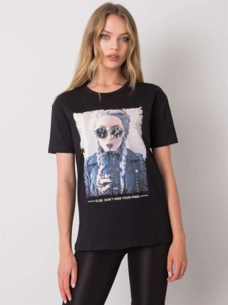 T-shirt HB-TS-3053.69P czarny S