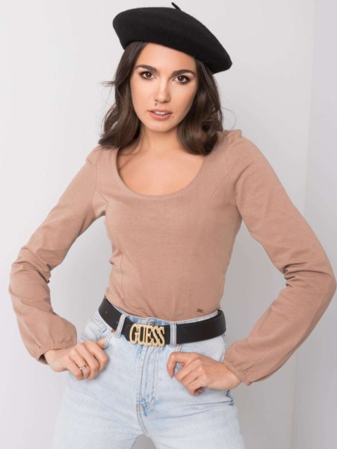 Bluzka TW-BZ-G-082.98 ciemny bezowy L