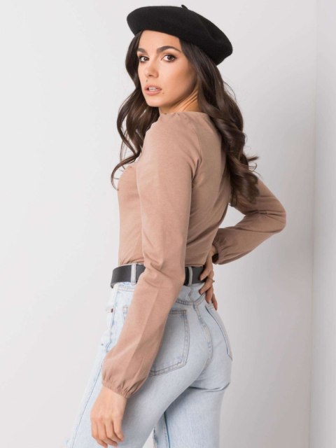 Bluzka TW-BZ-G-082.98 ciemny bezowy L