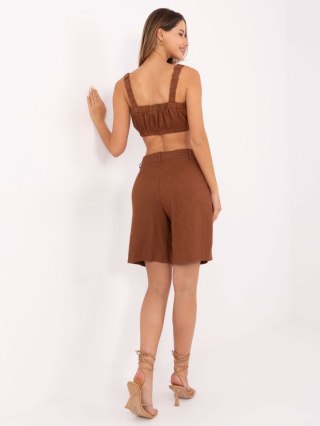 Komplet 341-KMPL-5283.06 brązowy S