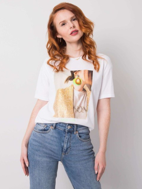 T-shirt HB-TS-3055.18P biały M