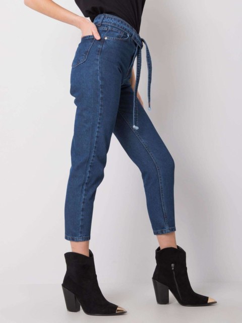 Spodnie jeans 320-SP-2902.09P ciemny niebieski 26