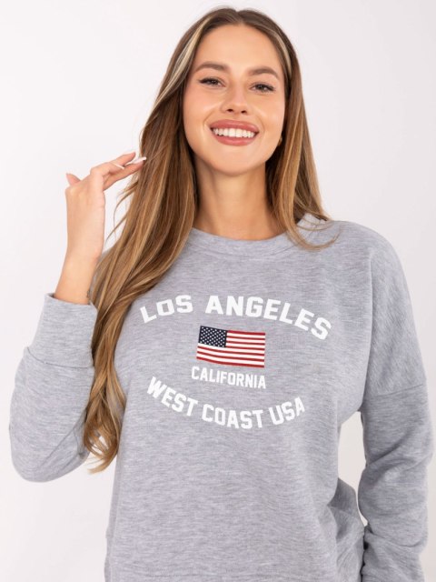 Bluza RV-BL-6670.14 szary S/M