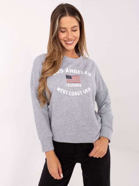 Bluza RV-BL-6670.14 szary S/M