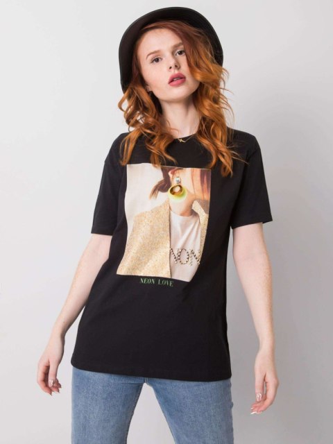 T-shirt HB-TS-3055.18P czarny M