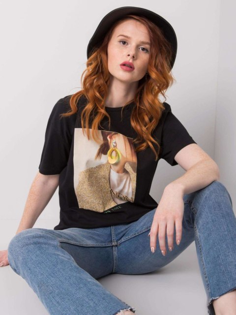 T-shirt HB-TS-3055.18P czarny S
