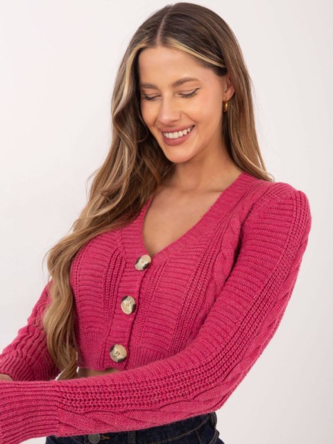 Sweter LC-SW-A4.40X ciemny różowy
