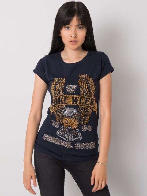 T-shirt EM-TS-ES-21-533.16 granatowy S