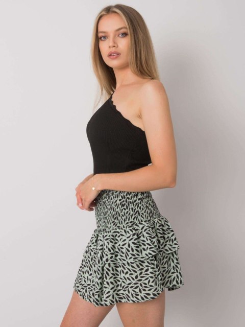 Spódnica RO-SD-2511-4.18P czarno-zielony L