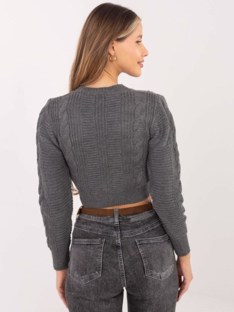 Sweter LC-SW-A4.40X ciemny szary