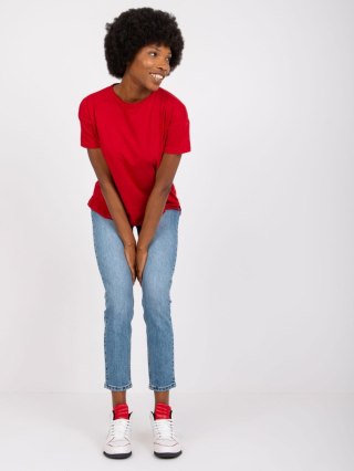 T-shirt TW-TS-1004.24X ciemny czerwony L