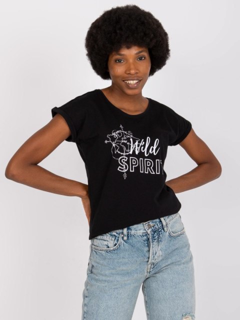 T-shirt TW-TS-1005-14.25P czarny L