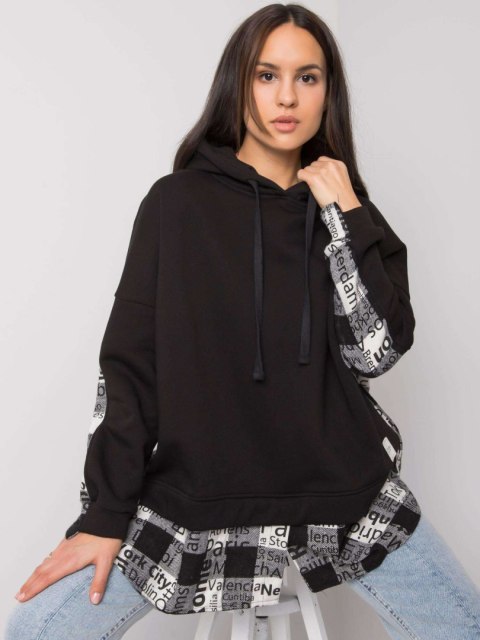 Bluza RV-BL-7312.14 czarno-biały L/XL