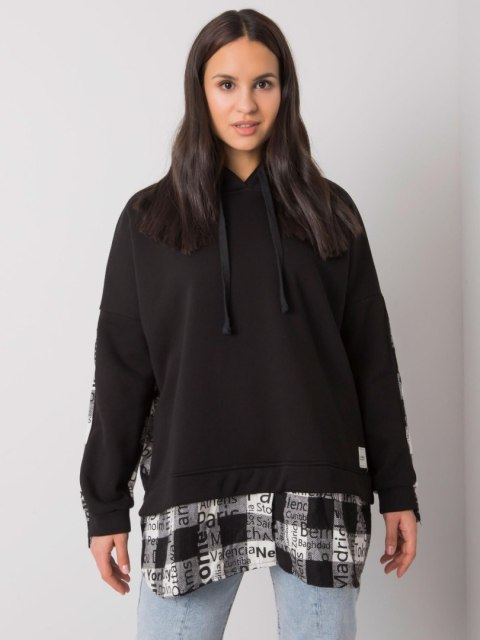 Bluza RV-BL-7312.14 czarno-biały L/XL