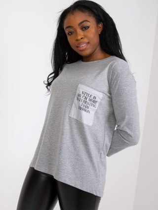 Bluzka EM-BZ-N612.64P szary L/XL