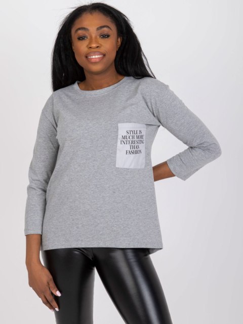 Bluzka EM-BZ-N612.64P szary L/XL