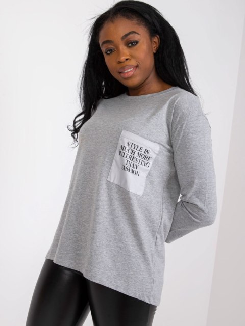 Bluzka EM-BZ-N612.64P szary S/M