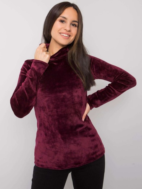 Bluzka LK-BZ-508410.07P bordowy M/L