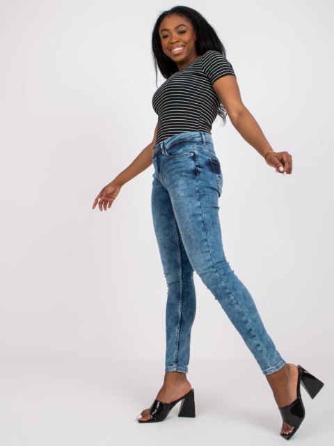 Spodnie jeans D85035C62220M263 niebieski M