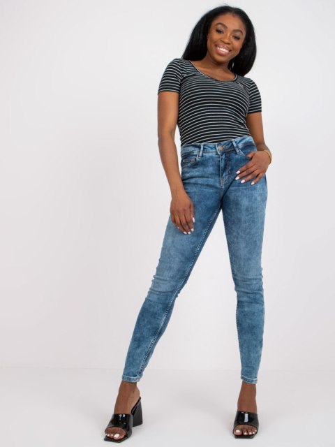 Spodnie jeans D85035C62220M263 niebieski S