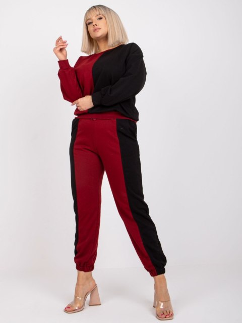 Komplet EM-KMPL-639.88 bordowy L/XL