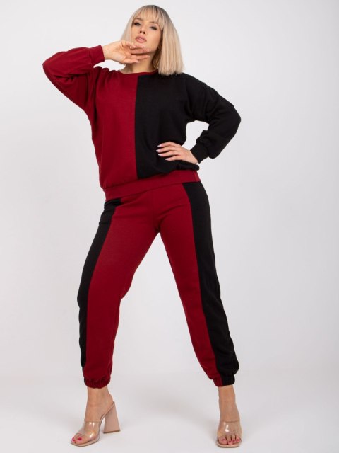 Komplet EM-KMPL-639.88 bordowy L/XL
