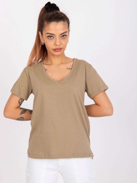 T-shirt TW-TS-1002.28X ciemny bezowy 2XL